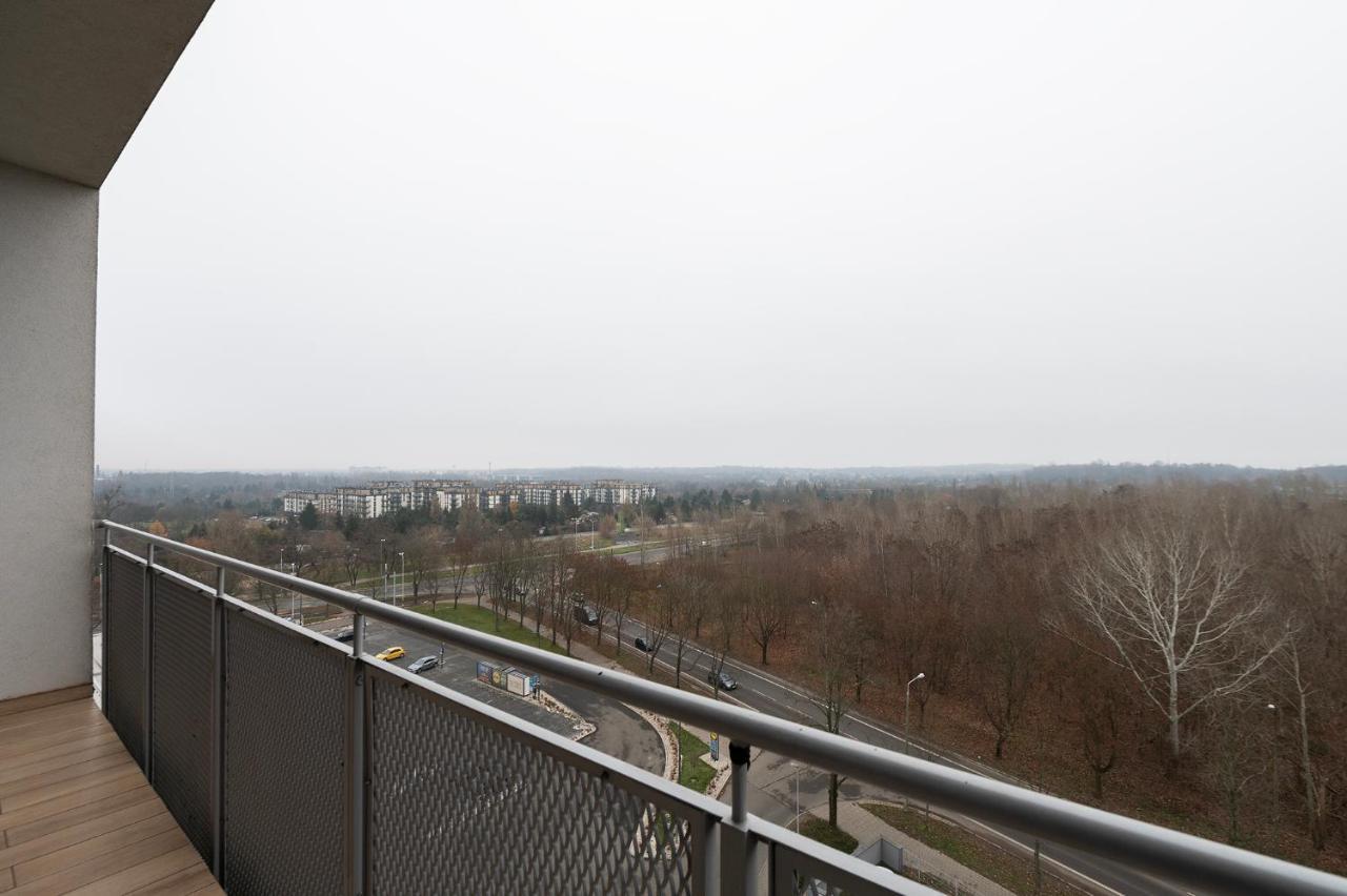 Penthouse With A View Of Lodz & Free Parking Daire Dış mekan fotoğraf