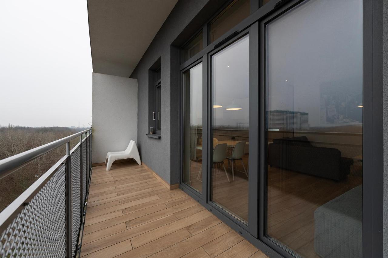 Penthouse With A View Of Lodz & Free Parking Daire Dış mekan fotoğraf